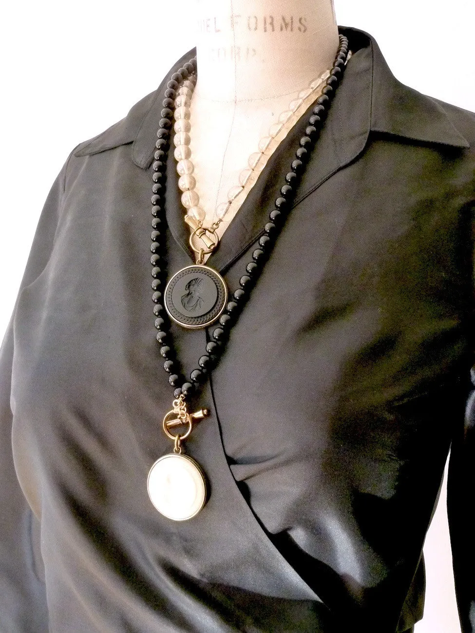 Thai Silk Taffeta Wrap Shirt Long Sleeve
