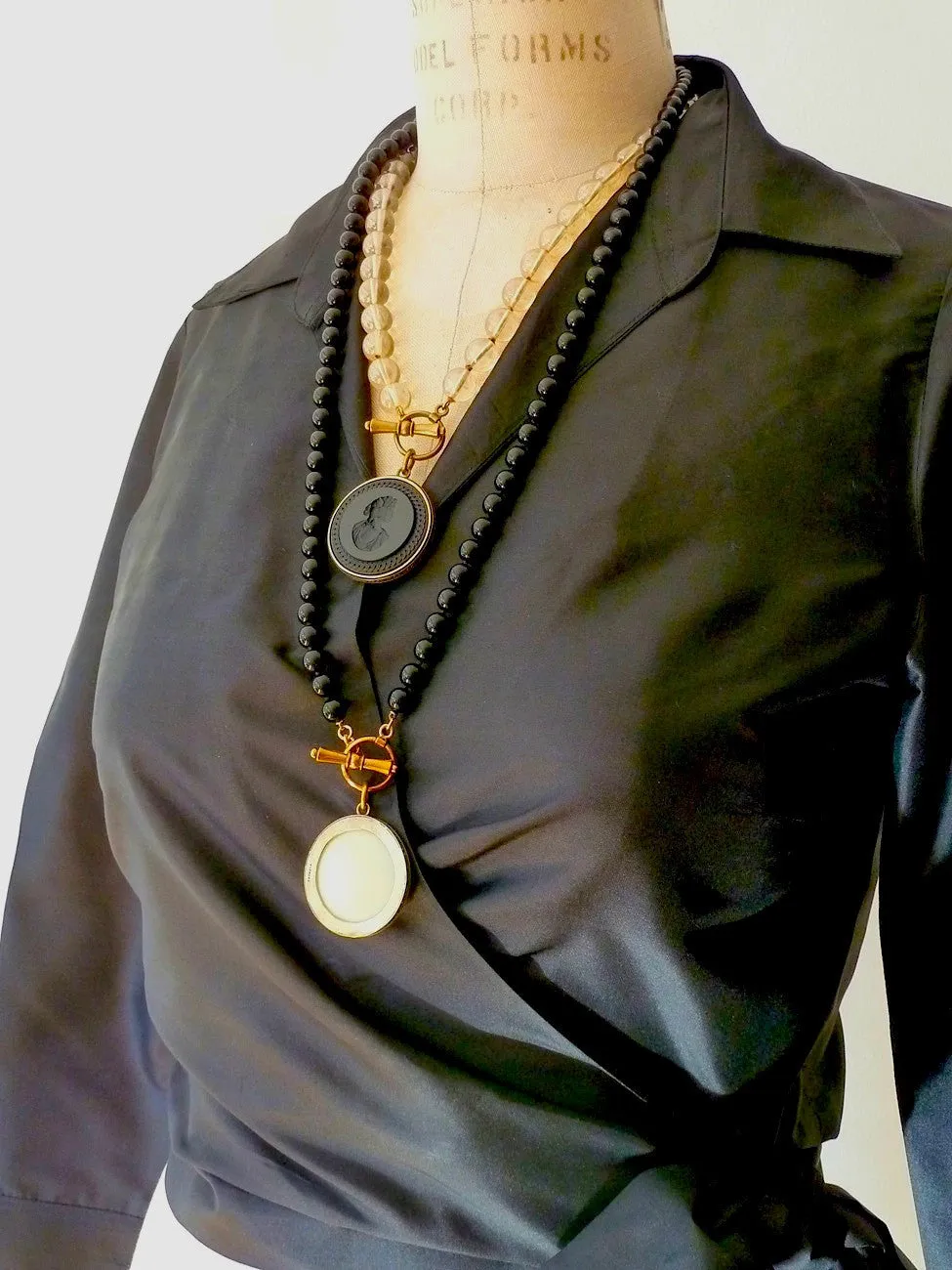 Thai Silk Taffeta Wrap Shirt Long Sleeve