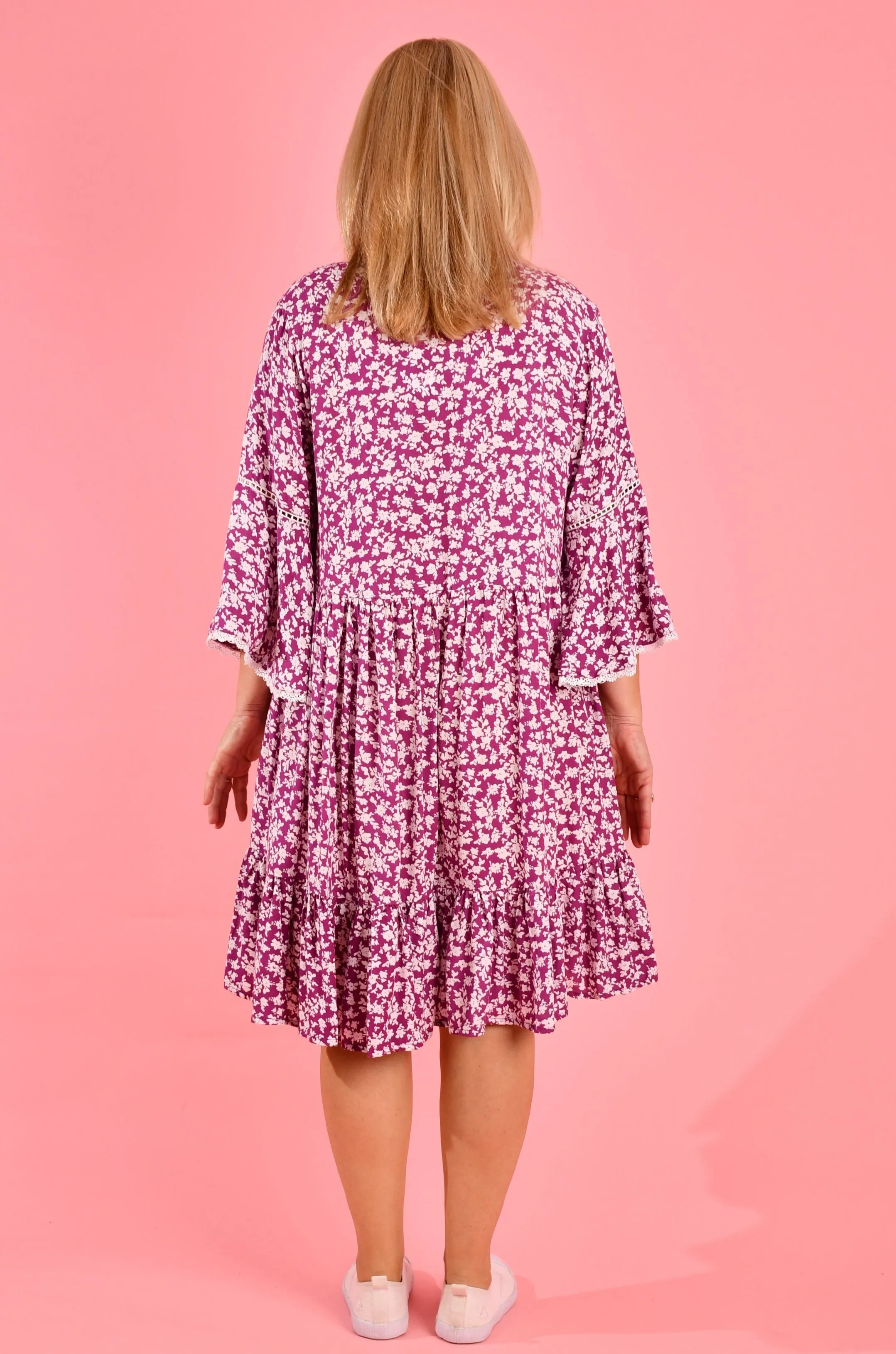 VBLD330 - SYLVIE DRESS - PRIMROSE PURPLE