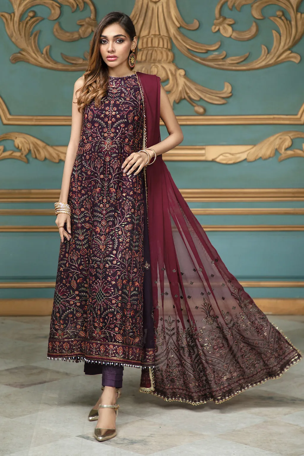 Zarif Rangrez Festive Chiffon Collection 2022 – Cyrah