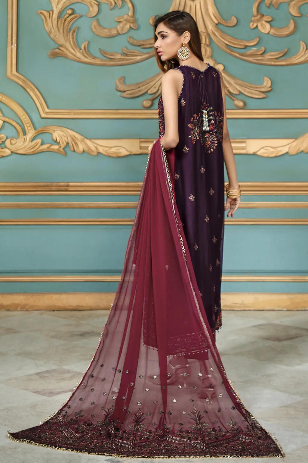 Zarif Rangrez Festive Chiffon Collection 2022 – Cyrah